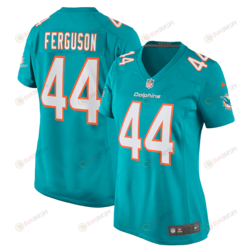 Blake Ferguson 44 Miami Dolphins Game Women Jersey - Aqua