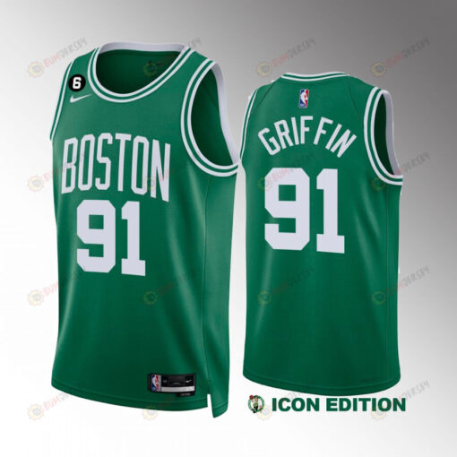 Blake Griffin 91 2022-23 Boston Celtics Green Icon Edition Men Jersey Swingman