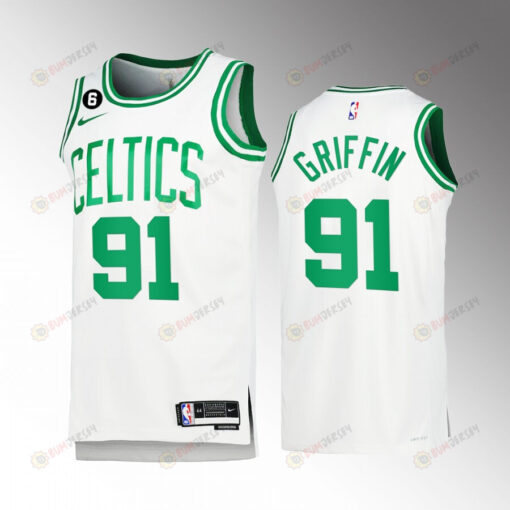 Blake Griffin 91 2022-23 Boston Celtics White Association Edition Men Jersey Swingman