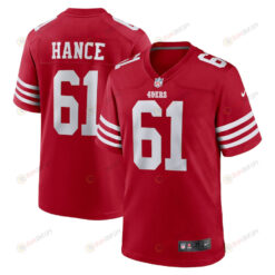 Blake Hance San Francisco 49ers Game Player Jersey - Scarlet