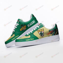 Blazers Mascot Logo Pattern Custom Name Air Force 1 Printed