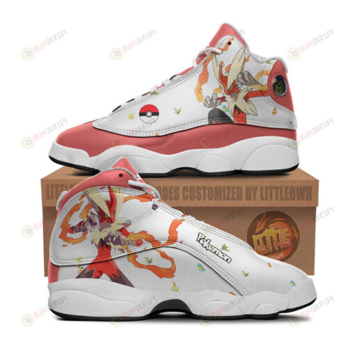 Blaziken Shoes Pokemon Anime Air Jordan 13 Shoes Sneakers Sneakers