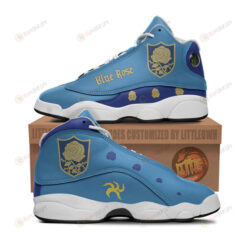 Blue Rose Shoes Black Clover Anime Air Jordan 13 Shoes Sneakers