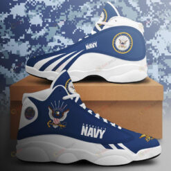 Blue Us Navy Air Jordan 13 Sneakers Sport Shoes
