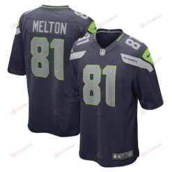 Bo Melton Seattle Seahawks Game Player Jersey - College Navy