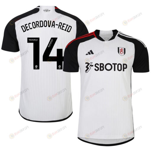 Bobby Decordova-Reid 14 Fulham FC 2023-24 EFL Home Men Jersey - White