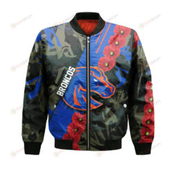 Boise State Broncos Bomber Jacket 3D Printed Sport Style Keep Go on