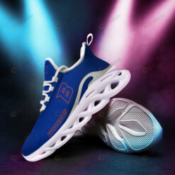 Boise State Broncos Logo Pattern 3D Max Soul Sneaker Shoes In Blue