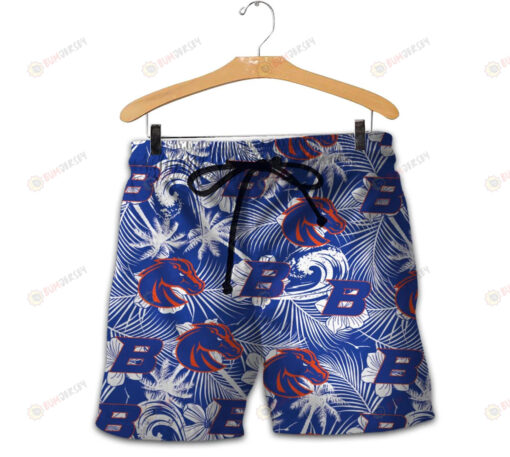 Boise State Broncos Men Shorts Tropical Seamless