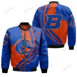 Boise State Broncos - USA Map Bomber Jacket 3D Printed