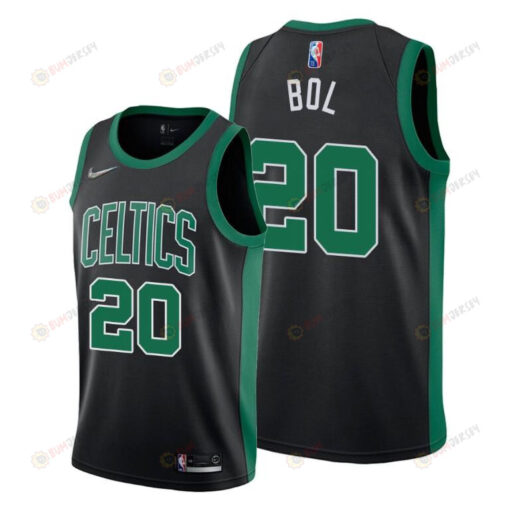 Bol Bol Celtics 2022 Statement Edition Black 20 Jersey Diamond Badge - Men Jersey