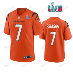 Boomer Esiason 7 Cincinnati Bengals Super Bowl LVII Men's Jersey- Orange