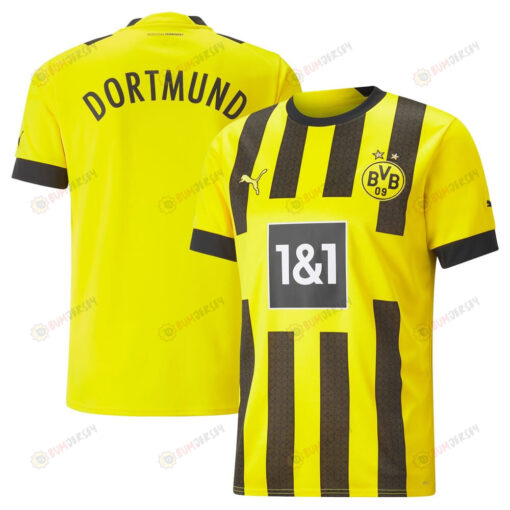 Borussia Dortmund Men 2022/23 Home Player Jersey - Yellow