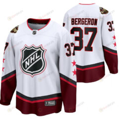 Boston Bruins 37 Patrice Bergeron 2022 All-Star Eastern Conference White Jersey Jersey