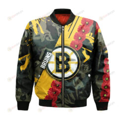 Boston Bruins Bomber Jacket 3D Printed Sport Style Keep Go on