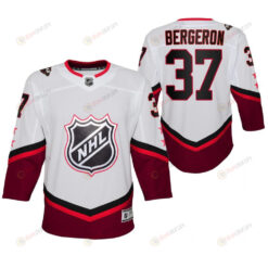 Boston Bruins Patrice Bergeron 37 White 2022 All-Star Eastern Jersey Youth