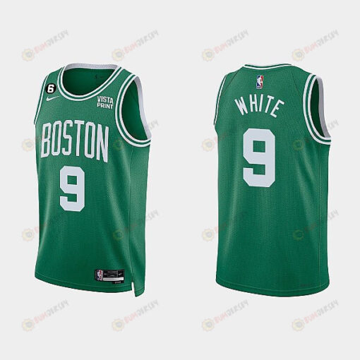 Boston Celtics 9 Derrick White 2022-23 Icon Edition Kelly Green Men Jersey