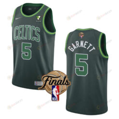 Boston Celtics Celtics Kevin Garnett 5 Final 2022 Men Jersey Earned Green
