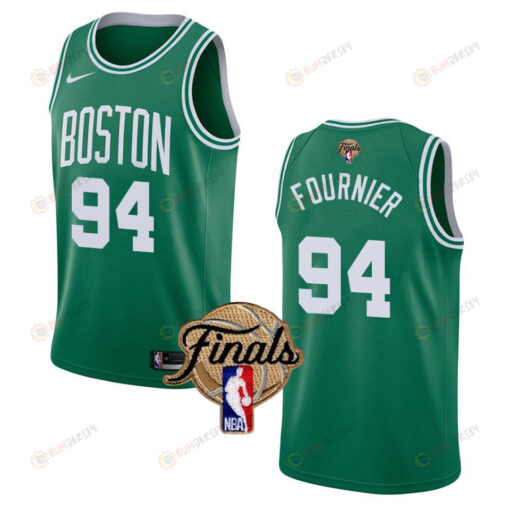 Boston Celtics Evan Fournier 94 Swingman Final 2022 Men Jersey Icon Green