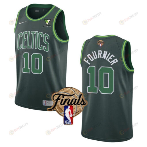 Boston Celtics Evan Fournier Swingman 10 Final 2022 Men Jersey Earned Edition Black