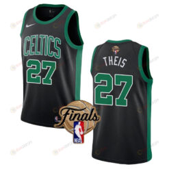 Boston Celtics Men'S Celtics Daniel Theis Statement Final 2022 Men Jersey Black