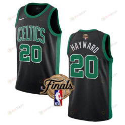 Boston Celtics Men'S Celtics Gordon Hayward Statement Final 2022 Men Jersey Black