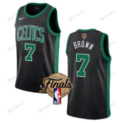 Boston Celtics Men'S Celtics Jaylen Brown Statement Final 2022 Men Jersey Black