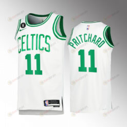 Boston Celtics Payton Pritchard 11 2022-23 Association Edition White Jersey Honor Russell