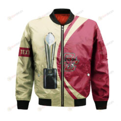 Boston College Eagles Bomber Jacket 3D Printed 2022 National Champions Legendary