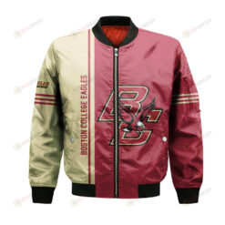 Boston College Eagles Bomber Jacket 3D Printed Half Style