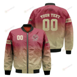 Boston College Eagles Fadded Bomber Jacket 3D Printed