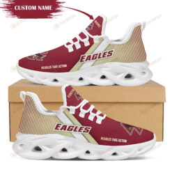 Boston College Eagles Logo Custom Name Pattern 3D Max Soul Sneaker Shoes