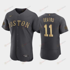 Boston Red Sox 11 Rafael Devers 2022-23 All-Star Game Charcoal Jersey