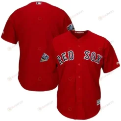 Boston Red Sox 2018 World Series Cool Base Team Jersey - Scarlet