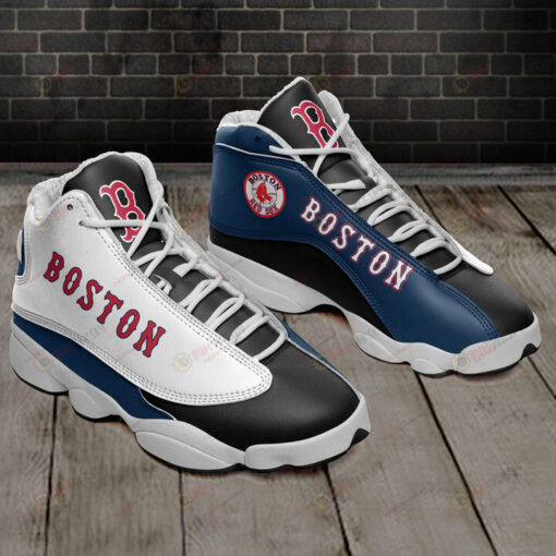 Boston Red Sox Logo Pattern Air Jordan 13 Shoes Sneakers