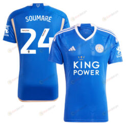 Boubakary Soumar? 24 Leicester City FC 2023/24 Home Men Jersey - Blue