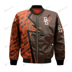 Bowling Green Falcons Bomber Jacket 3D Printed Abstract Pattern Sport