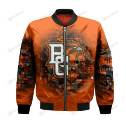 Bowling Green Falcons Bomber Jacket 3D Printed Camouflage Vintage