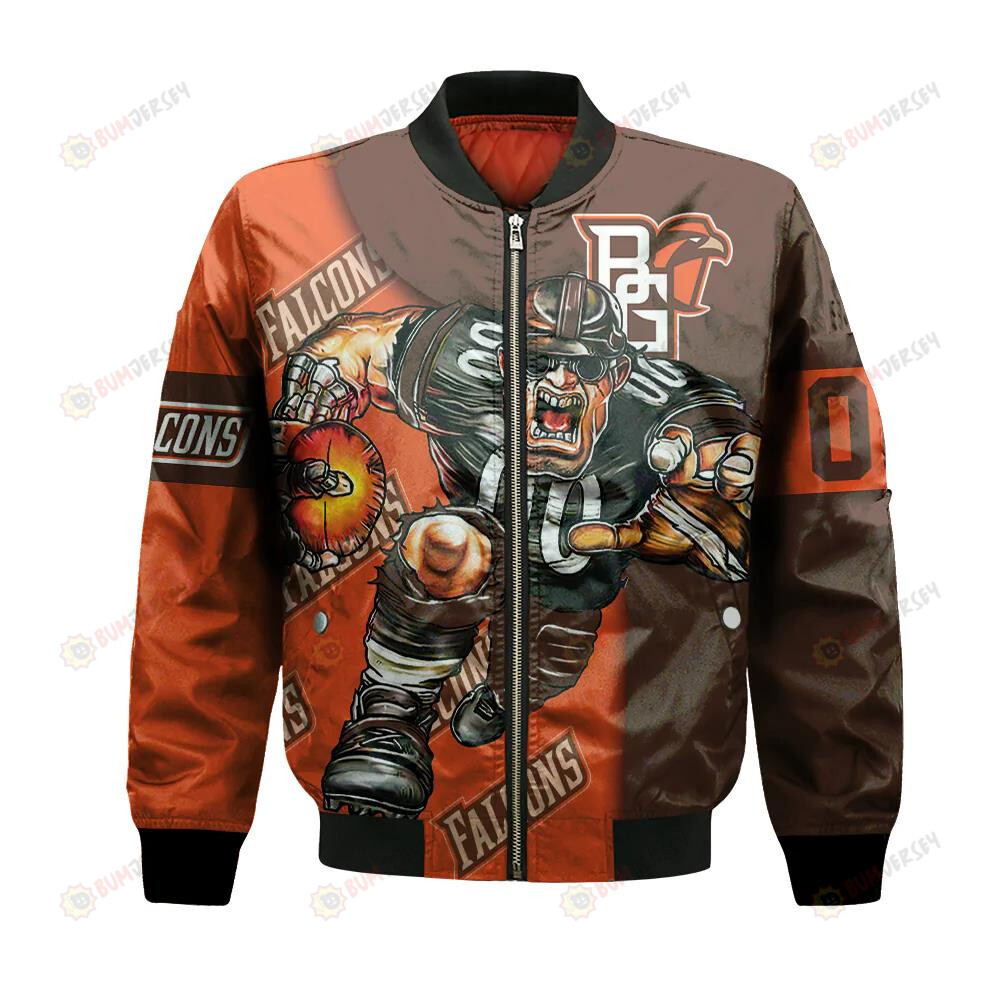 Bowling Green Falcons Bomber Jacket 3D Printed Football