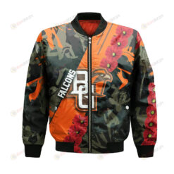 Bowling Green Falcons Bomber Jacket 3D Printed Sport Style Keep Go on