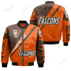 Bowling Green Falcons Logo Bomber Jacket 3D Printed Cross Style