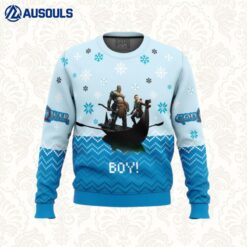Boy God of War Ugly Sweaters For Men Women Unisex