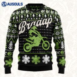 Braaap Moto Ugly Sweaters For Men Women Unisex