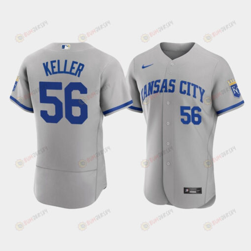 Brad Keller 56 Kansas City Royals Men's 2022-23 Road Jersey - Gray Jersey