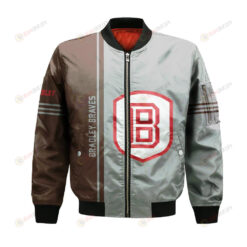 Bradley Braves Bomber Jacket 3D Printed Half Style