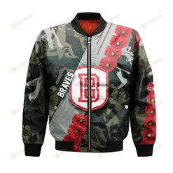 Bradley Braves Bomber Jacket 3D Printed Sport Style Keep Go on