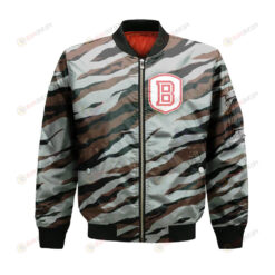 Bradley Braves Bomber Jacket 3D Printed Sport Style Team Logo Pattern