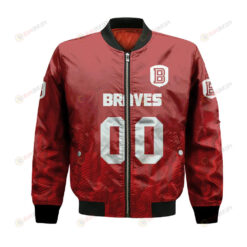 Bradley Braves Bomber Jacket 3D Printed Team Logo Custom Text And Number