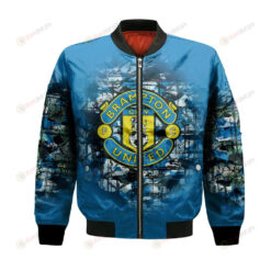 Brampton City United FC Bomber Jacket 3D Printed Camouflage Vintage