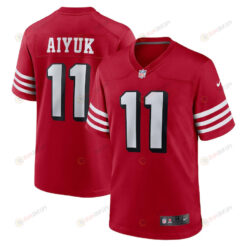 Brandon Aiyuk 11 San Francisco 49ers Alternate Game Jersey - Scarlet